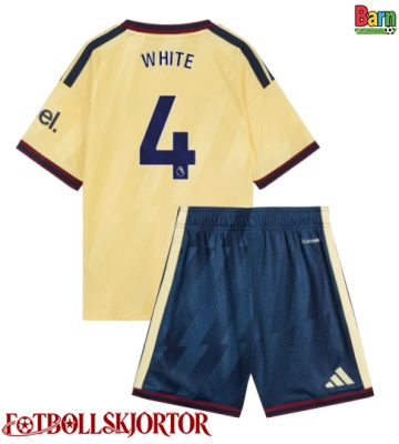 Arsenal Ben White #4 Tredje Kläder Barn 2026-27 Kortärmad (+ Korta byxor)